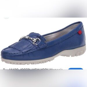 Marc Joseph Leather Loafers sz 11 coolly blue